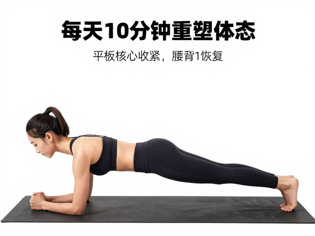 平板支撑怎么练?核心收紧,腰背恢复,每天10分钟重塑体态