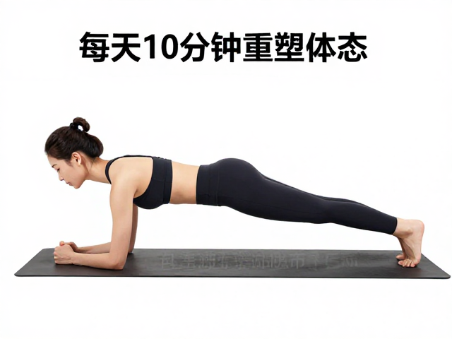 平板支撑怎么练?核心收紧,腰背恢复,每天10分钟重塑体态
