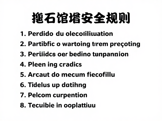 抱石馆安全规则,成人进阶攀岩必读的避坑指南