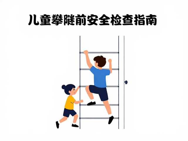 儿童体能训练,攀爬前安全检查指南,激发兴趣体验
