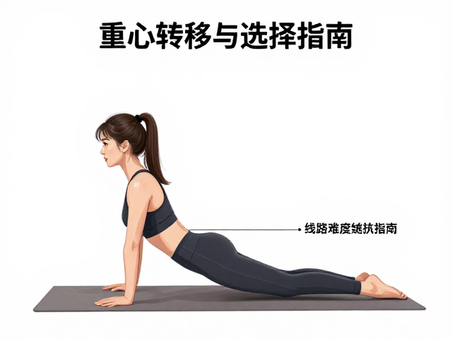 女生体能适配教学,重心转移技巧与线路难度选择指南