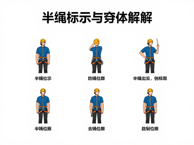 半绳标识在哪？保护站正确穿戴方式详解，保障攀岩安全