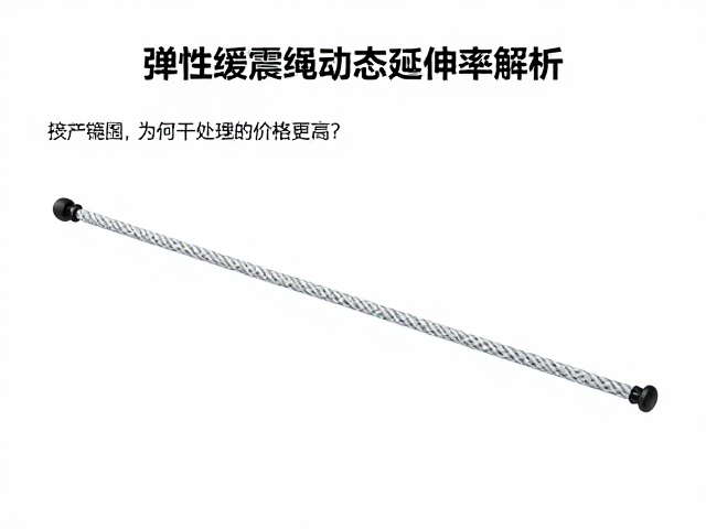 弹性缓震绳动态延伸率解析，为何干处理绳价格更高？