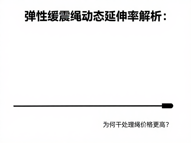 弹性缓震绳动态延伸率解析，为何干处理绳价格更高？