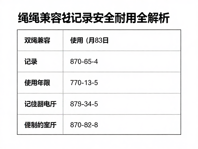 绳索控速器怎么选？双绳兼容，记录使用年限，安全耐用全解析