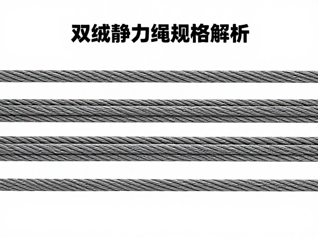 双编织静力绳规格解析，稳定绳缆绳索直径怎么选？