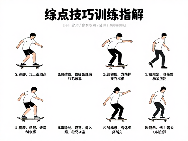 脚跟勾点、边缘点、侧踩，滑板核心技巧解析与训练指南