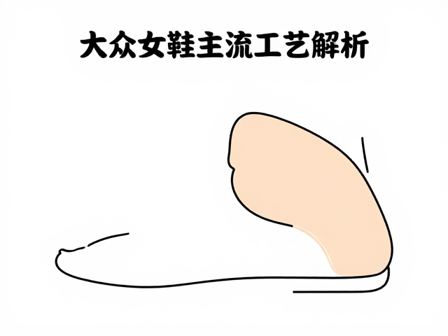大众女鞋主流工艺解析,平面贴合设计,避免强力弯折更跟脚