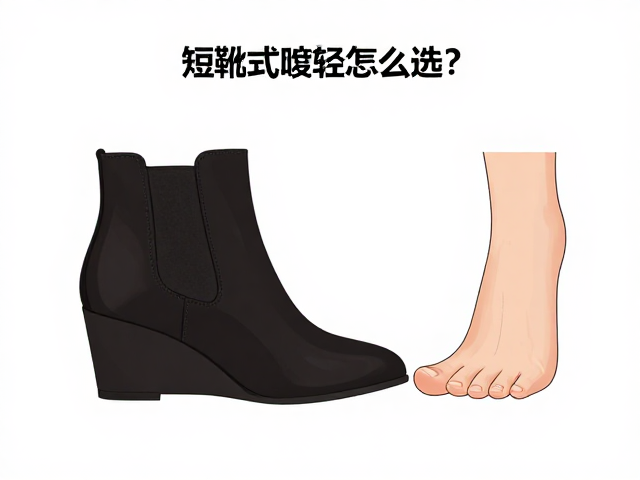 短靴式坡跟怎么选?平底受力与测量脚长脚宽全攻略