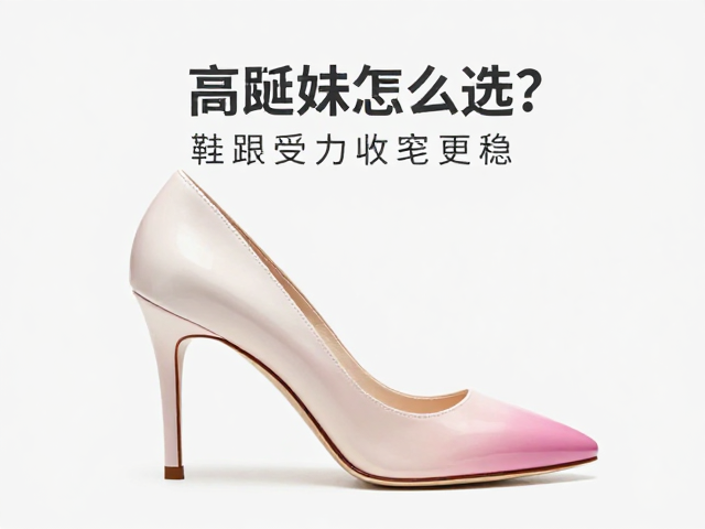 渐变高跟鞋怎么选?鞋跟受力收窄更稳,婚礼宴会穿搭指南