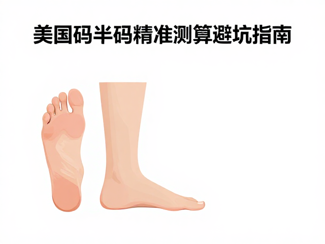 美国码半码怎么选?足部维度精准测算避坑指南