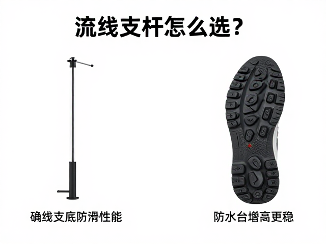 流线支杆怎么选?确认鞋底防滑性能,防水台搭配增高更稳
