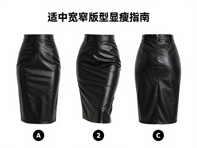 羊皮半身裙怎么选？适中宽窄版型显瘦指南