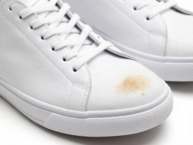 白色鞋面清洁妙招，淡化水渍，皮革纤维深层滋养不伤鞋