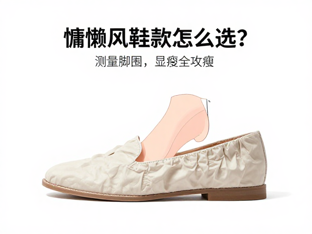 慵懒风鞋款怎么选？测量脚长脚围，褶皱设计细节，舒适显瘦全攻略