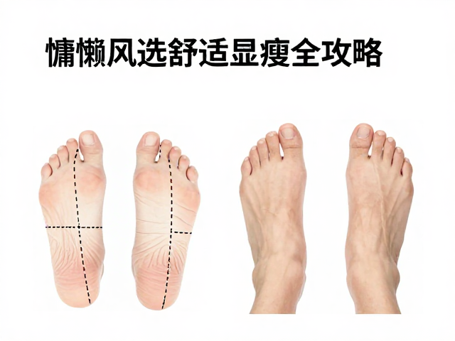 慵懒风鞋款怎么选？测量脚长脚围，褶皱设计细节，舒适显瘦全攻略