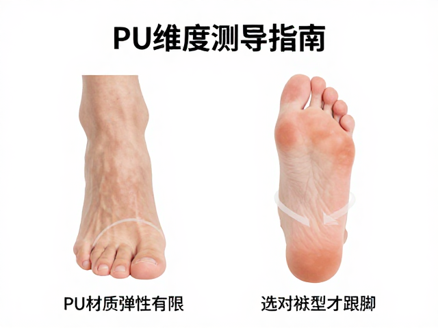 足部维度测算指南，PU材质弹性有限，选对楦型才跟脚