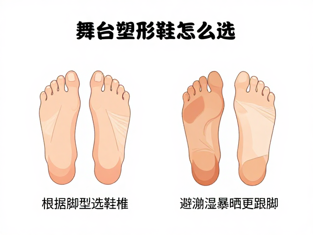 舞台塑形鞋怎么选?根据脚型选鞋楦,避潮湿暴晒更跟脚