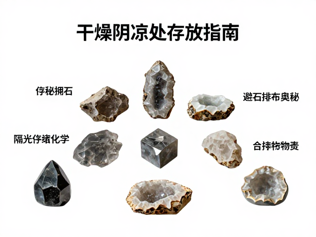 晶石切面怎么看?干燥阴凉处存放指南,揭秘晶石排布奥秘