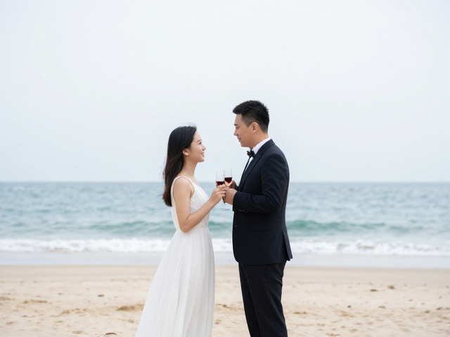 海边目的地婚礼迎宾穿搭，敬酒方便又出片的优雅指南