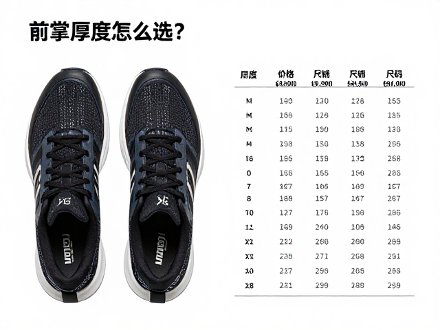 跑鞋前掌厚度怎么选？标准码换算与品牌尺码表对比全解析