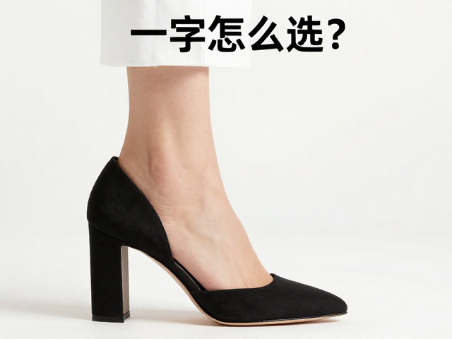 一字带粗跟高跟鞋怎么选？酒杯粗跟稳固不累脚，优雅显瘦全攻略