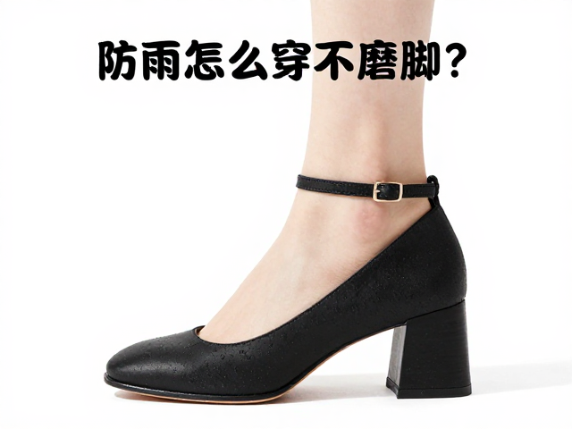 方跟鞋怎么穿不磨脚?环绕脚背技巧,防雨保养指南