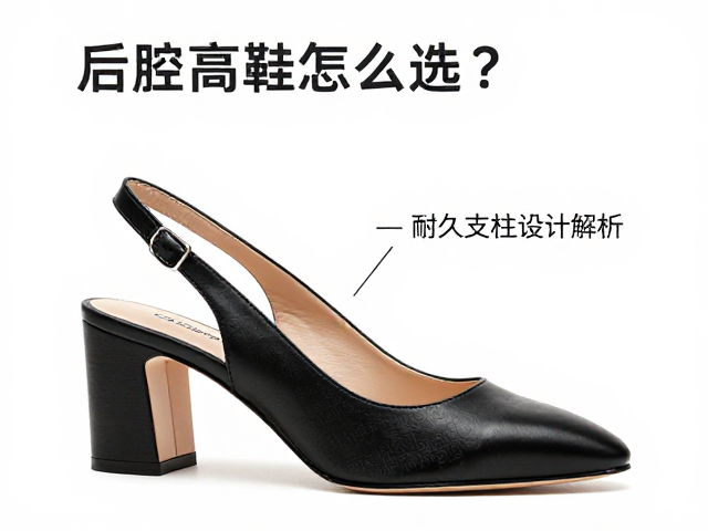 后空粗跟高跟鞋怎么选?耐久支柱设计解析,包头款舒适不磨脚