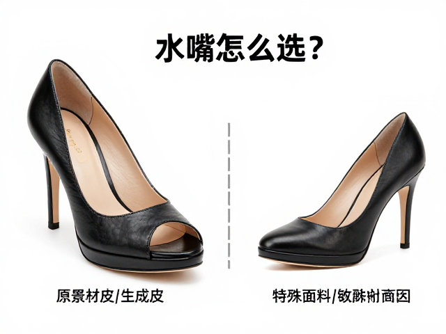防水台鱼嘴高跟鞋怎么选？透气前脸，场景材质指南
