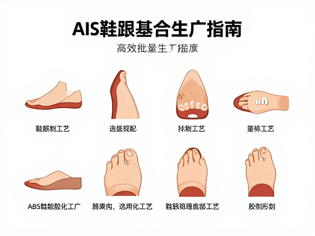 ABS鞋跟基底胶合工艺,高效批量化生产指南