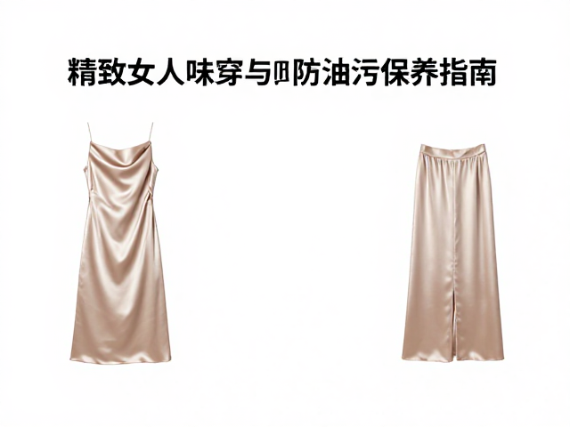 缎面裙怎么穿出松弛质感?精致女人味穿搭与防油污保养指南