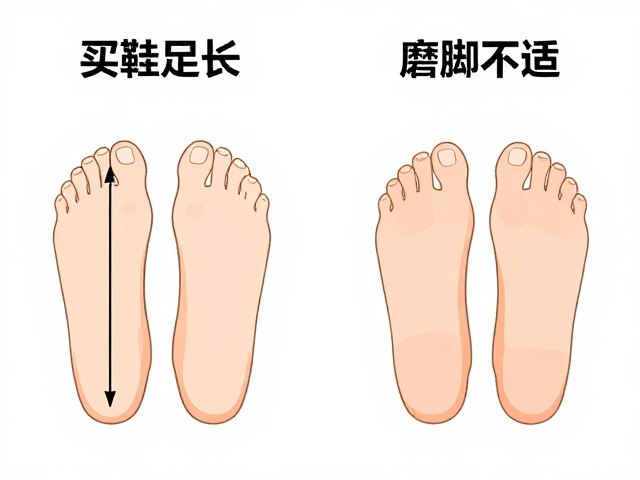 买鞋看内长还是足长？精准对照表，磨脚急救法，告别不适