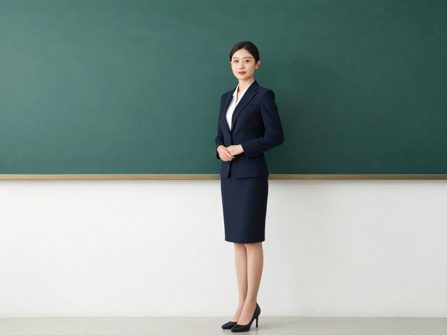 教师面试穿搭,中跟显高款,气场满分入职攻略