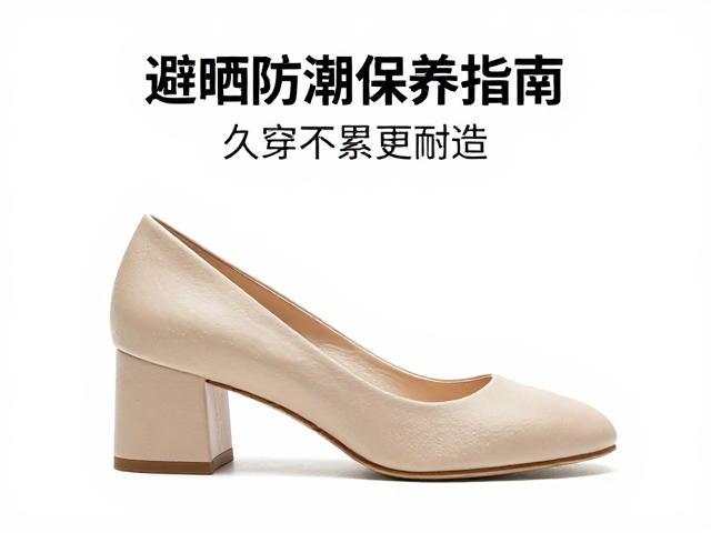 极简粗方跟女鞋，避晒防潮保养指南，久穿不累更耐造