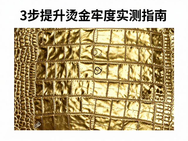 金属箔烫印鳄鱼纹附着力差?3步提升烫金牢度实测指南