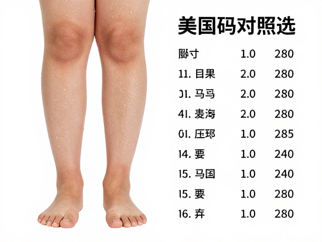肥瘦脚型怎么选？美国码对照表，久站不累鞋款推荐