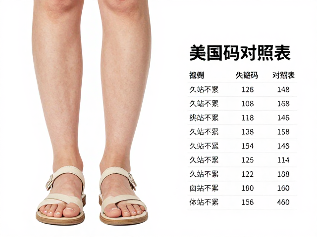 肥瘦脚型怎么选？美国码对照表，久站不累鞋款推荐
