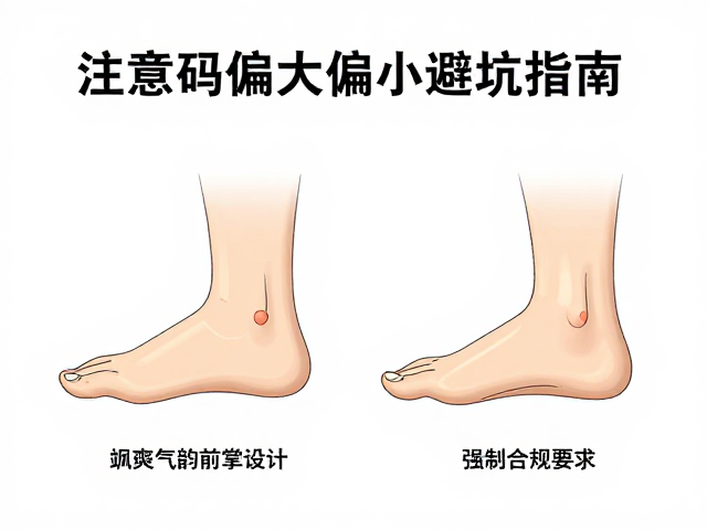 飒爽气韵加宽前掌设计，注意码数偏大偏小避坑指南
