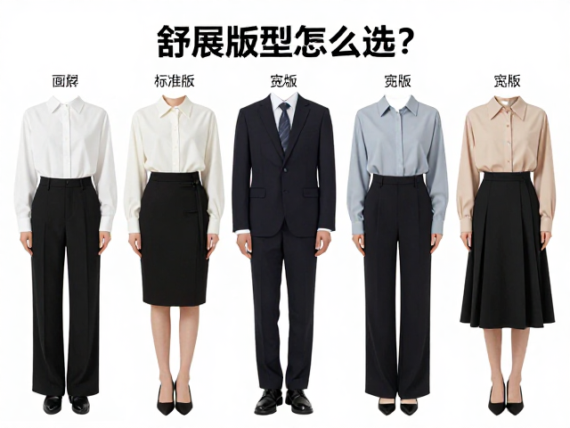 面试着装指南,舒展版型怎么选?标准版与宽版区分及搭配
