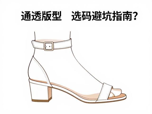 通透版型配可调节踝带,选码避坑指南,如何避免鞋码过紧?