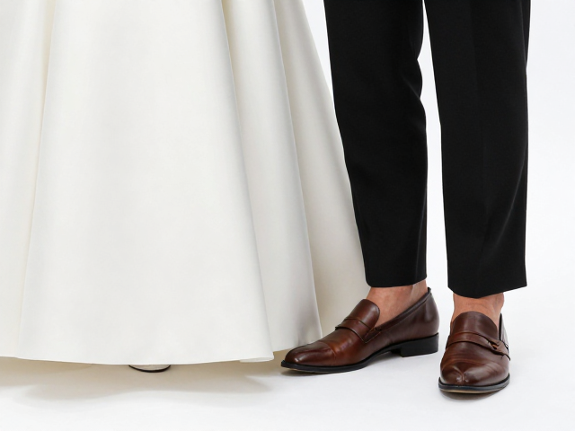 婚礼宴会真皮无后包裹鞋，高定礼服搭配指南与选购攻略