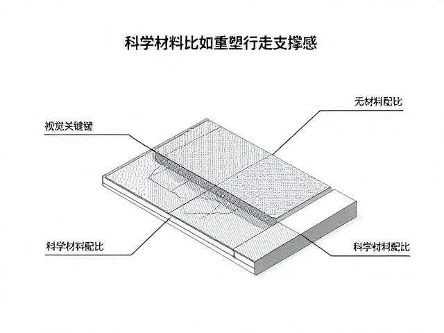 无缝拼接工艺解析,科学材料配比如何重塑行走支撑感