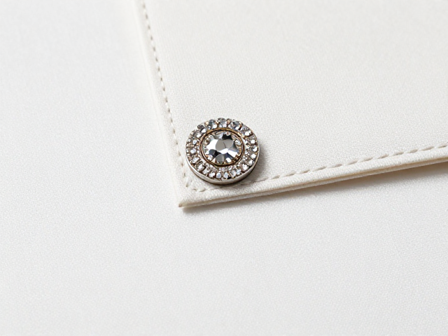 人工锁边与饰扣水钻定制,局部缝制精修提升高级感