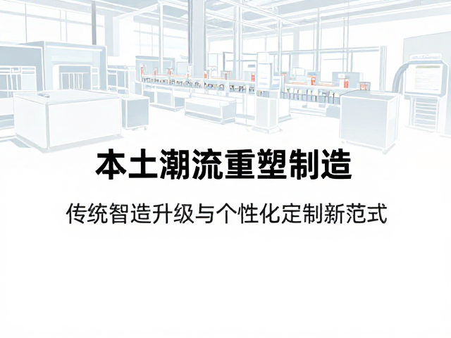 本土潮流重塑制造，传统智造升级与个性化定制新范式