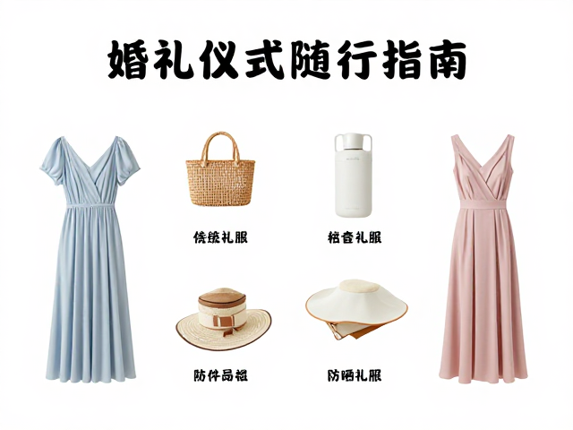 婚礼仪式随行指南,伴娘礼服搭配与防晒避雨全攻略