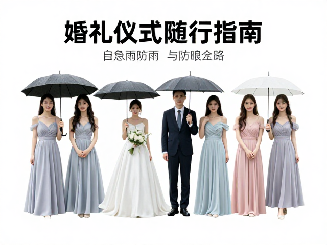 婚礼仪式随行指南,伴娘礼服搭配与防晒避雨全攻略
