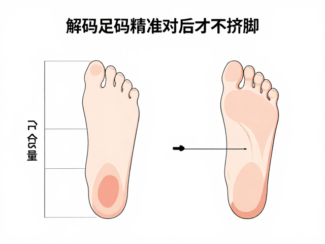 新鞋磨合期脚痛？别只按平底鞋尺码买，足长精准对照才不挤脚