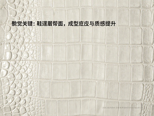 鳄鱼纹烫印纹路工艺解析，助力鞋履帮面成型难题与质感提升