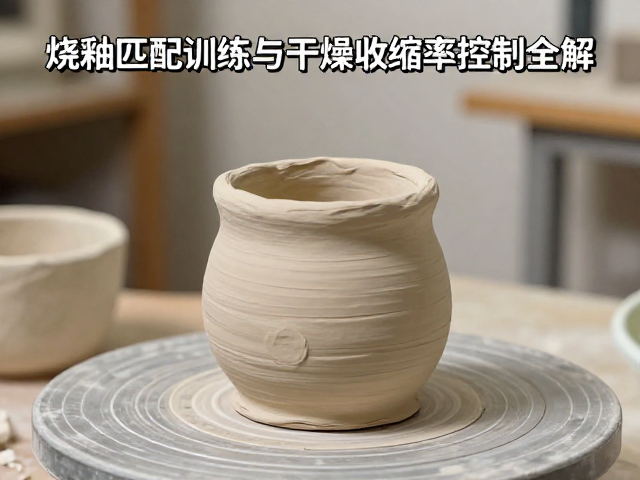 粘土烧成收缩原理，坯釉匹配训练与干燥收缩率控制全解