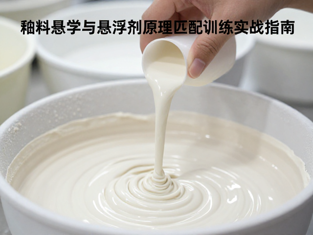 釉料悬浮化学与悬浮剂原理，坯釉匹配训练实战指南